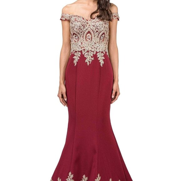 NWT Dancing Queen 9946 Evening Dress Nude Size S - Picture 1 of 4
